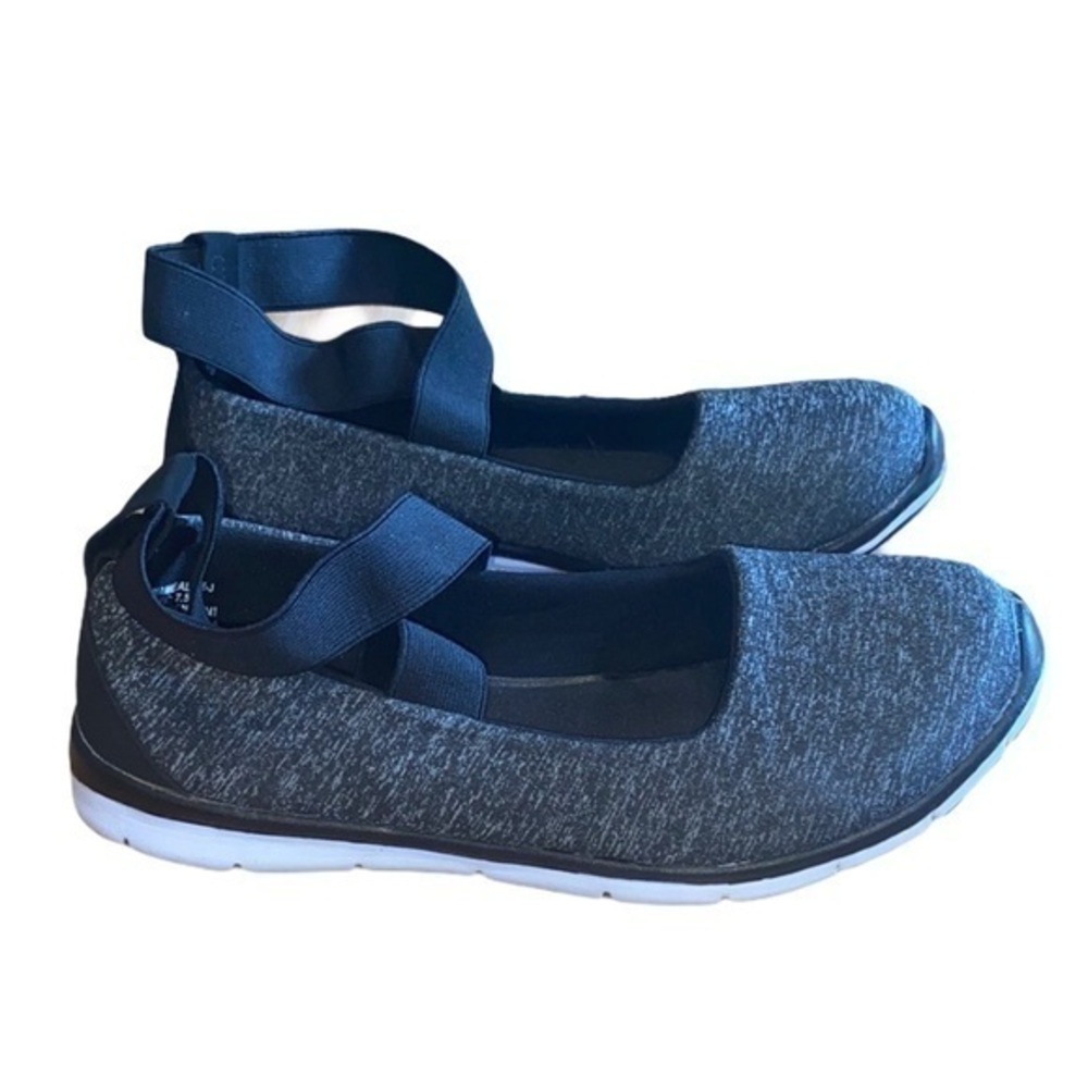 US POLO women’s ankle strap sneakers gray/black